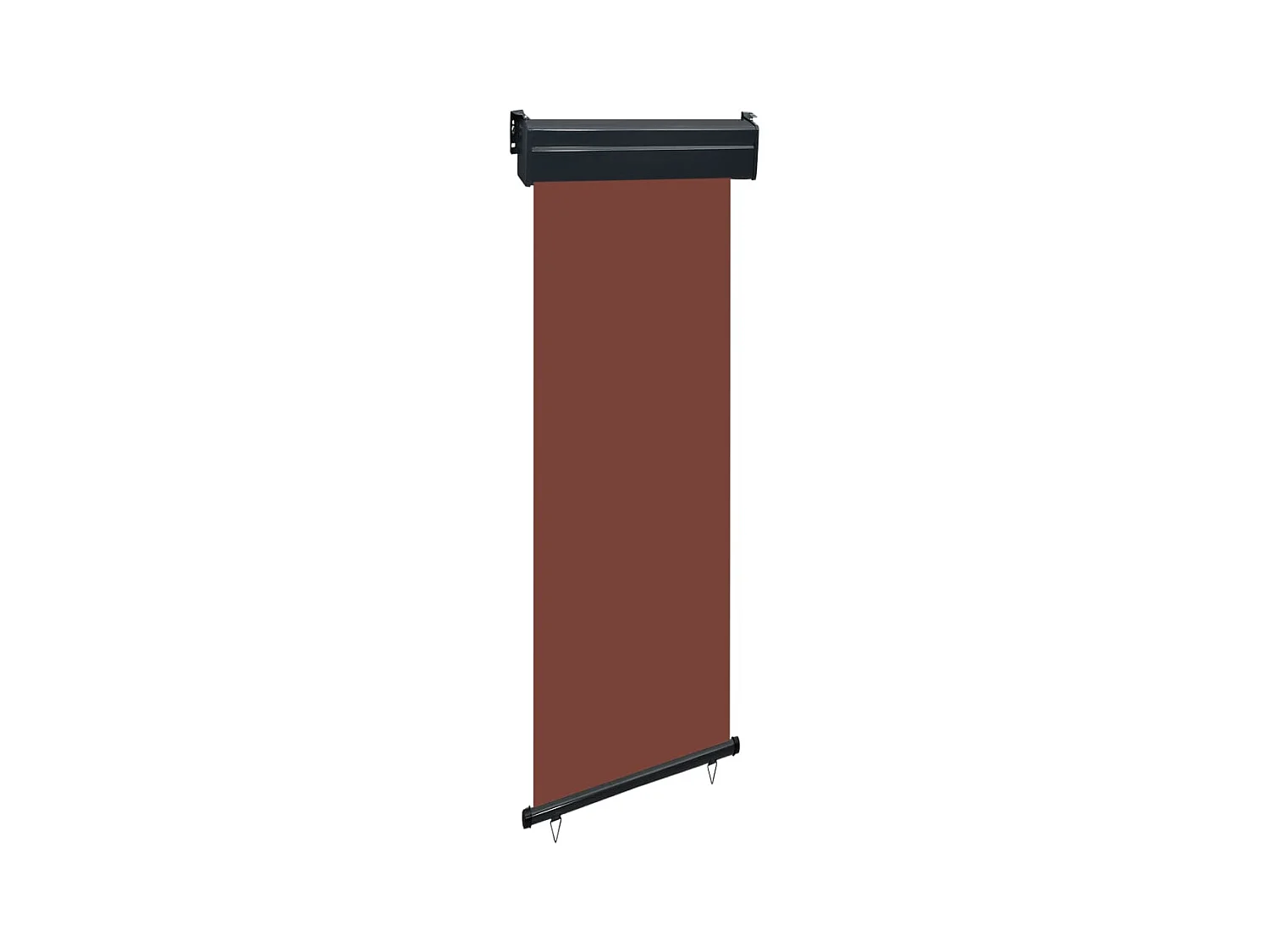 Auvent latéral de balcon 65x250 cm Marron WVGQ5186