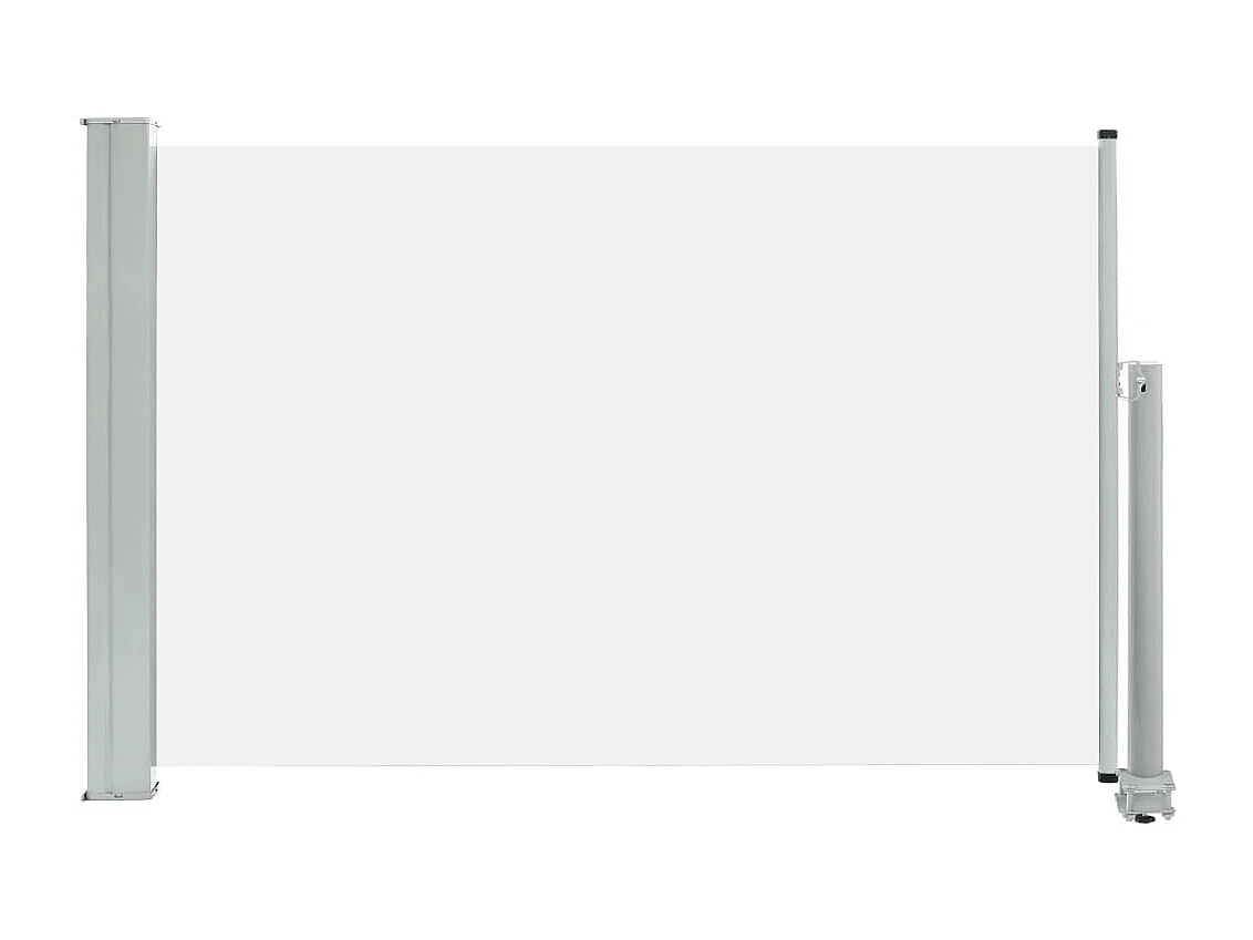 Auvent latéral rétractable de patio 60x300 cm Crème WVGQ4737