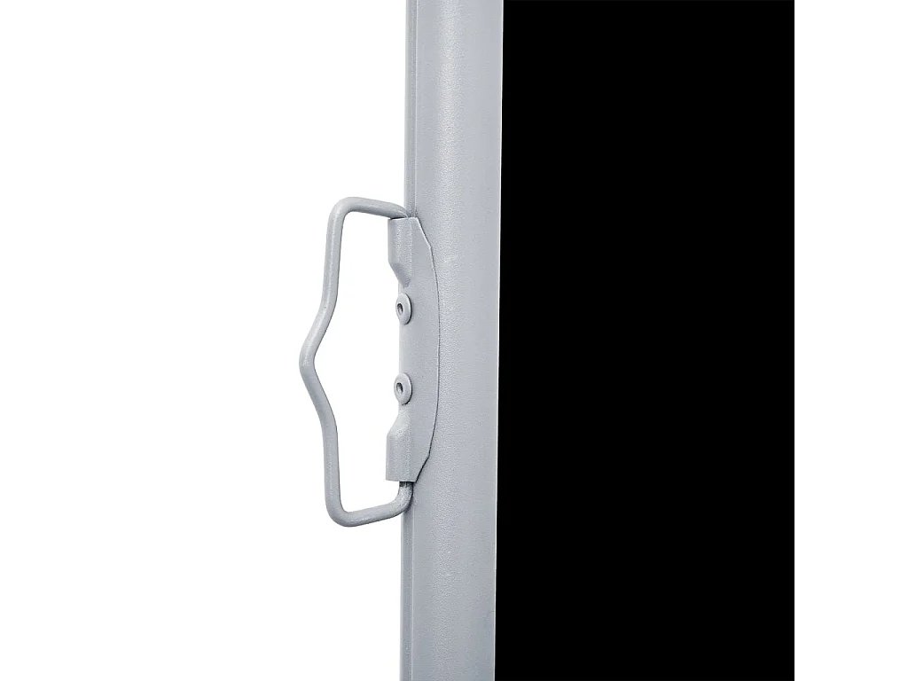 Auvent latéral rétractable Noir 140 x 600 cm WVGQ5119