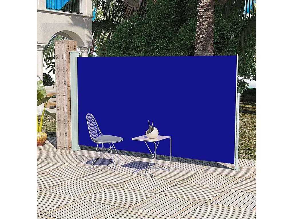 Auvent latéral de patio 160x300 cm Bleu  WVGQ7816