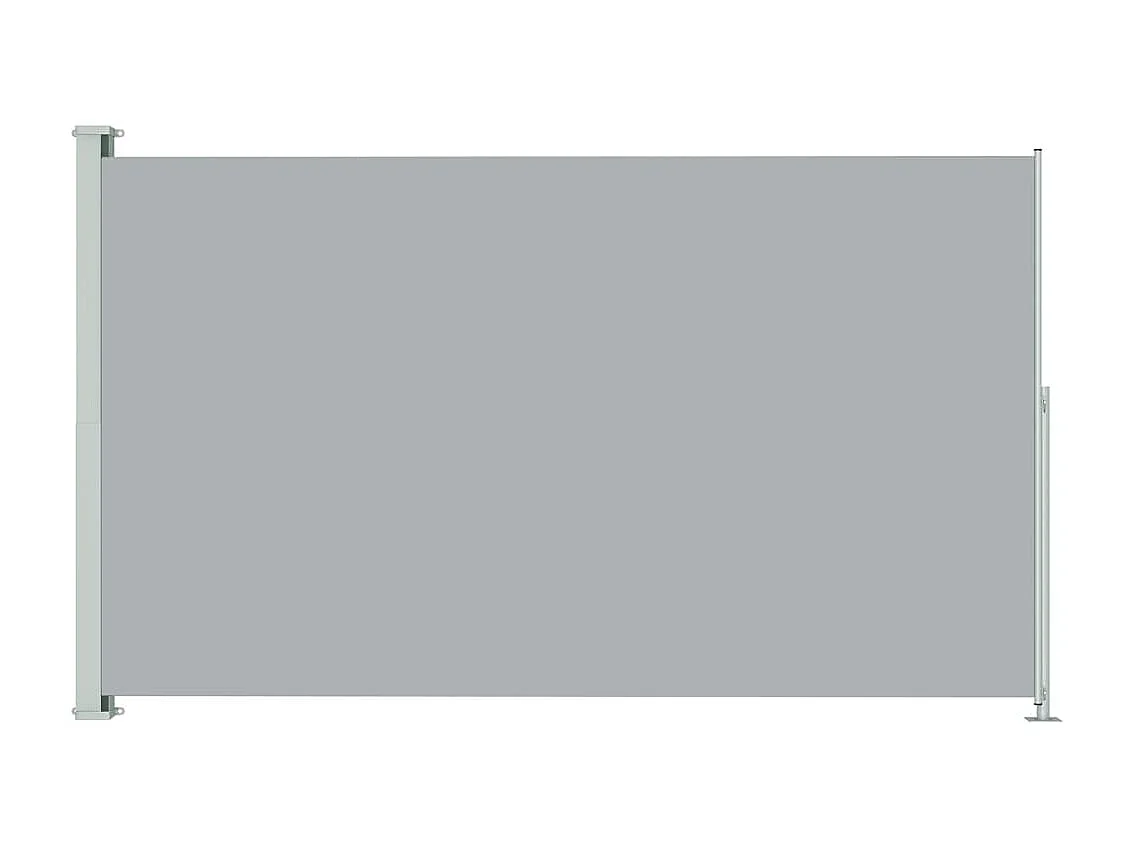 Toldo lateral retráctil para patio gris 200x300 cm ES50623