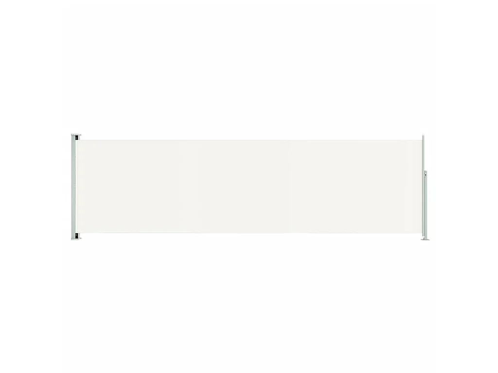 Auvent latéral rétractable de patio 180x600 cm Crème WVGQ7231