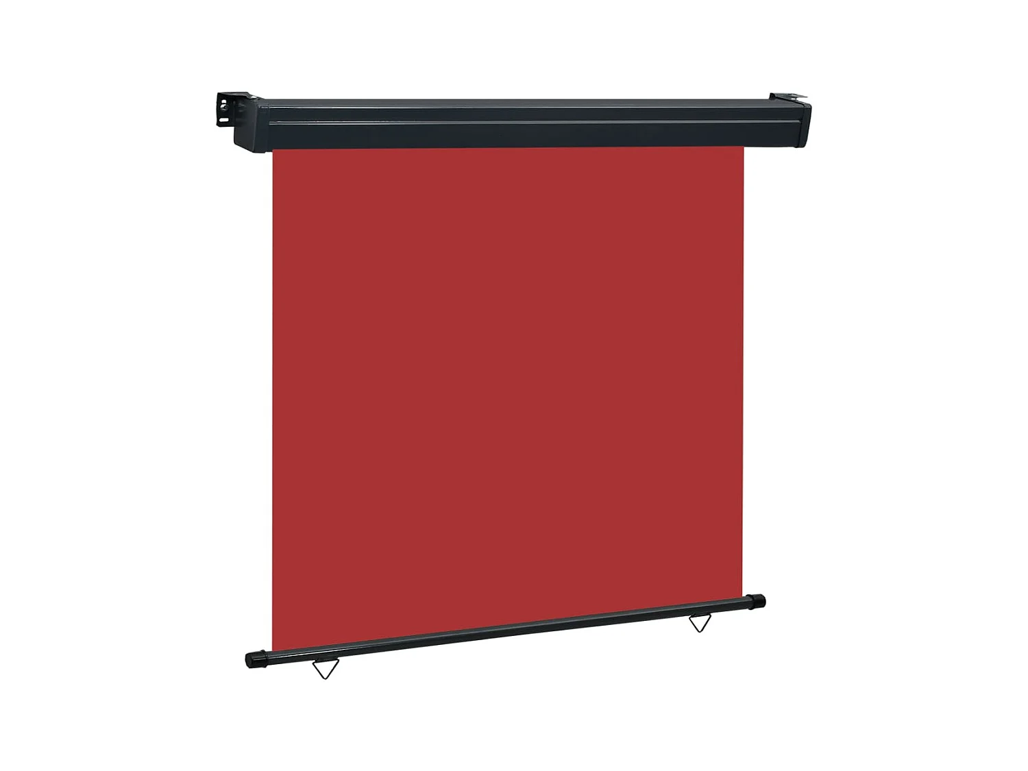 Auvent latéral de balcon 160x250 cm Rouge WVGQ2501