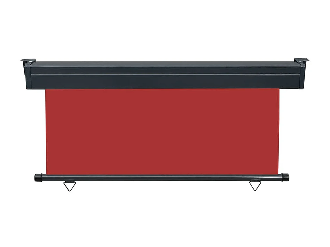 Auvent latéral de balcon 160x250 cm Rouge WVGQ2501