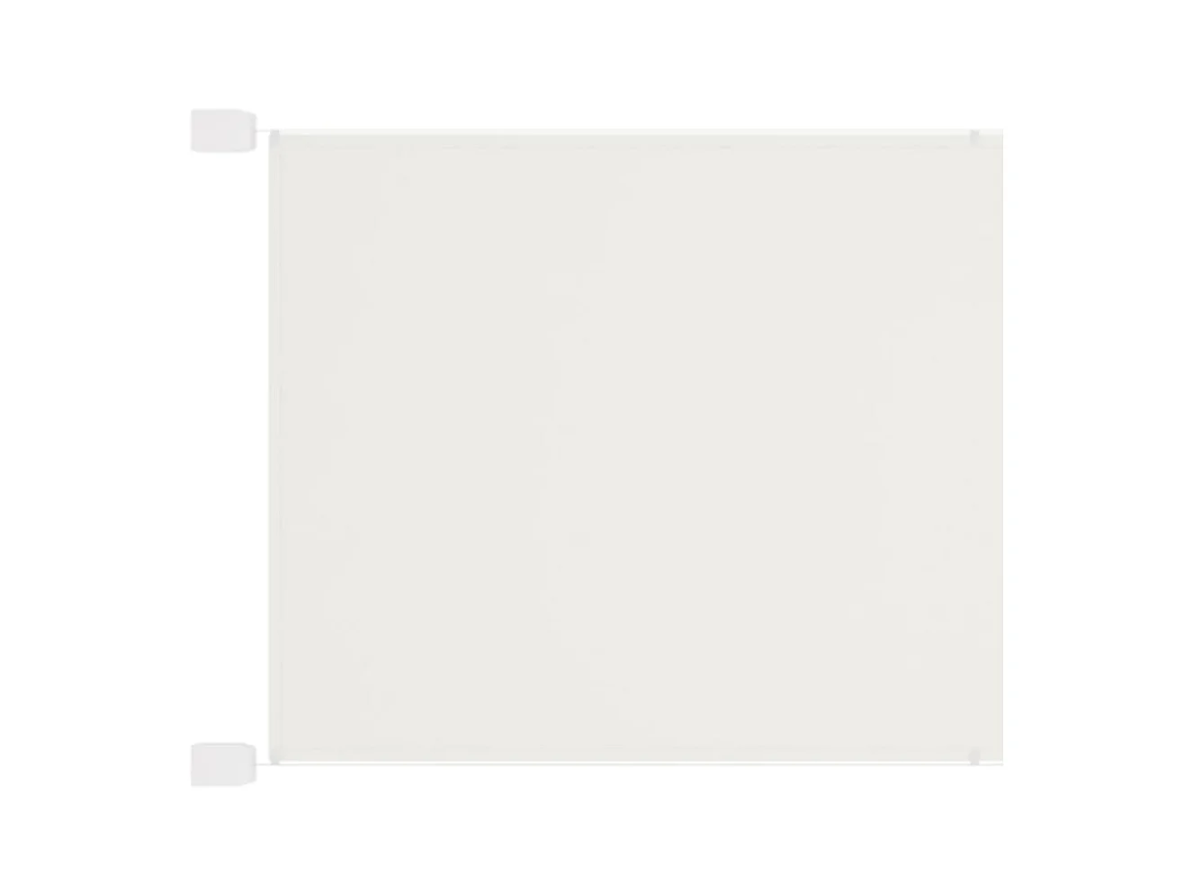Auvent vertical Blanc 140x1200 cm Tissu oxford WVGQ2034