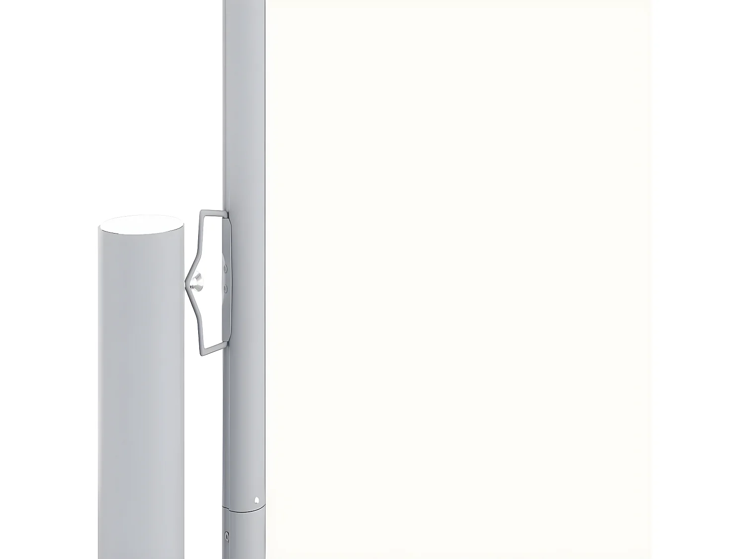 Auvent latéral rétractable Crème 220x1200 cm WVGQ7445