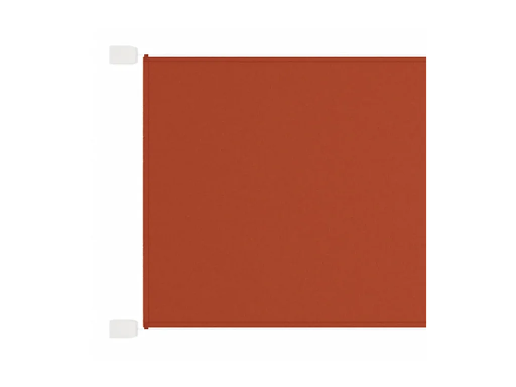 Auvent vertical Terre cuite 60x1000 cm Tissu oxford WVGQ1739