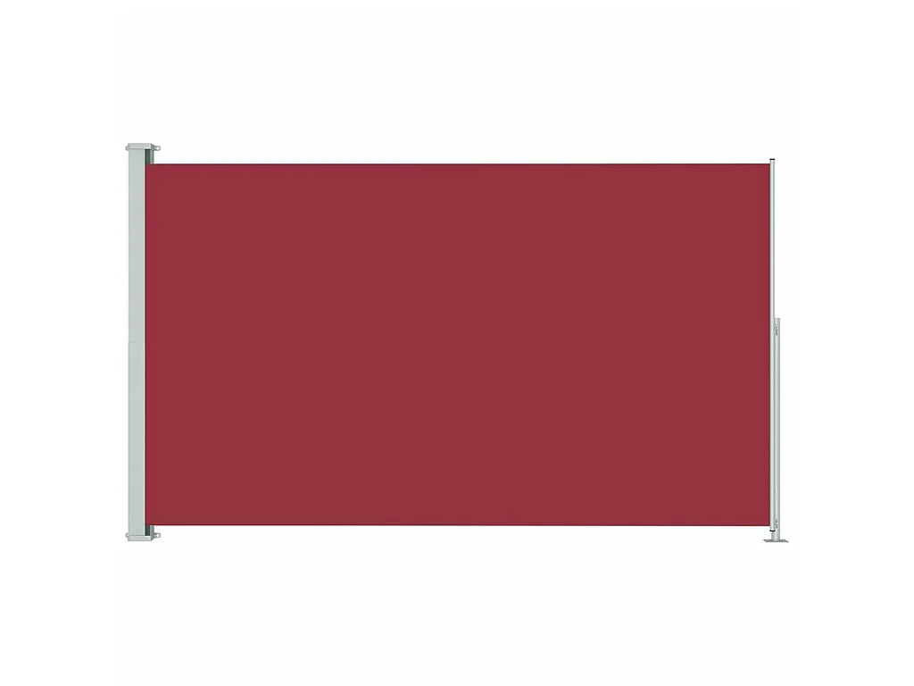 Auvent latéral rétractable de patio 180x300 cm Rouge WVGQ6788
