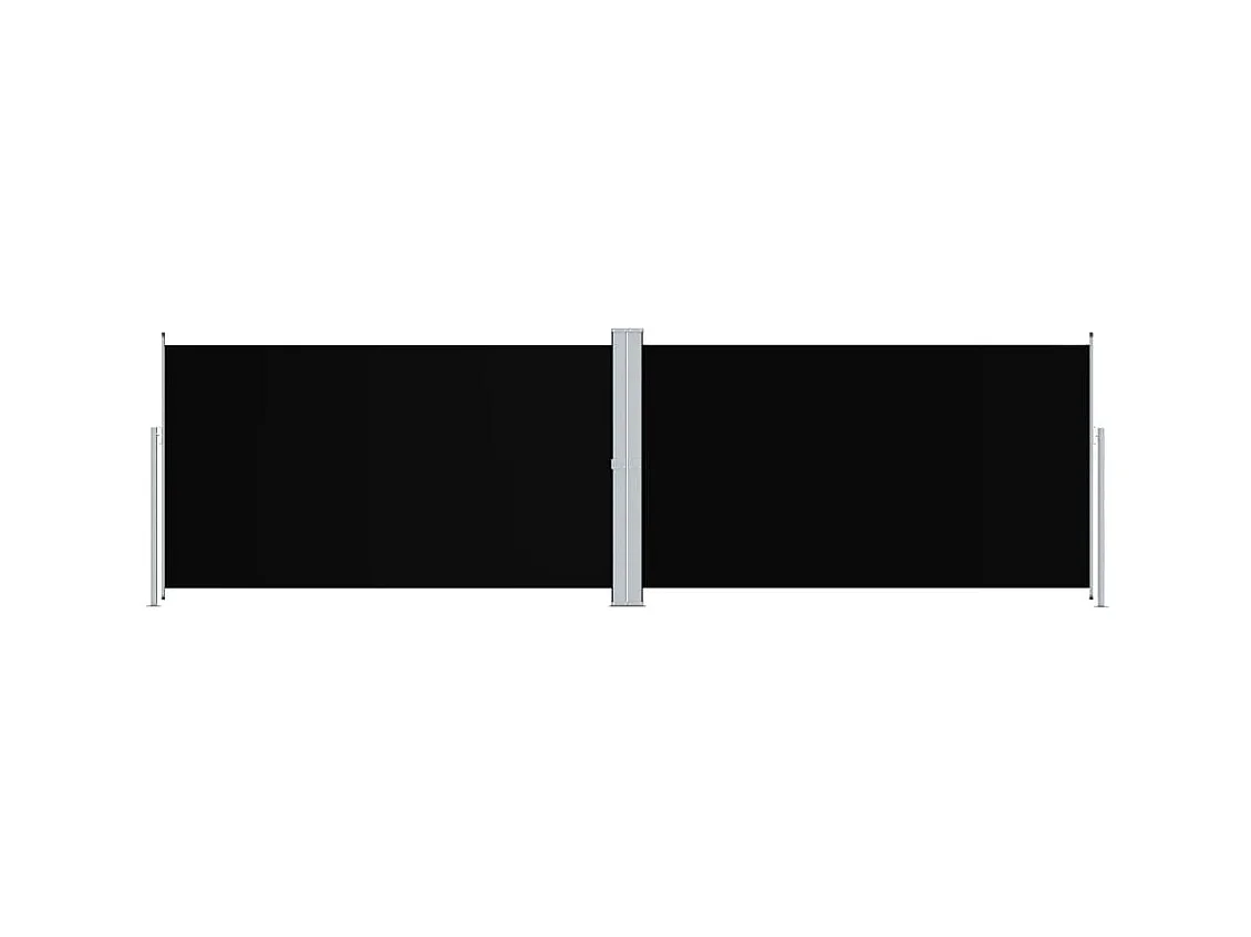 Auvent latéral rétractable Noir 180x600 cm WVGQ2772