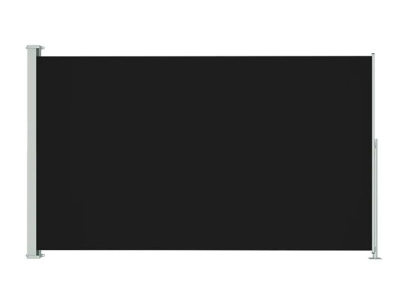 Toldo lateral retráctil de jardín negro 180x300 cm ES85461