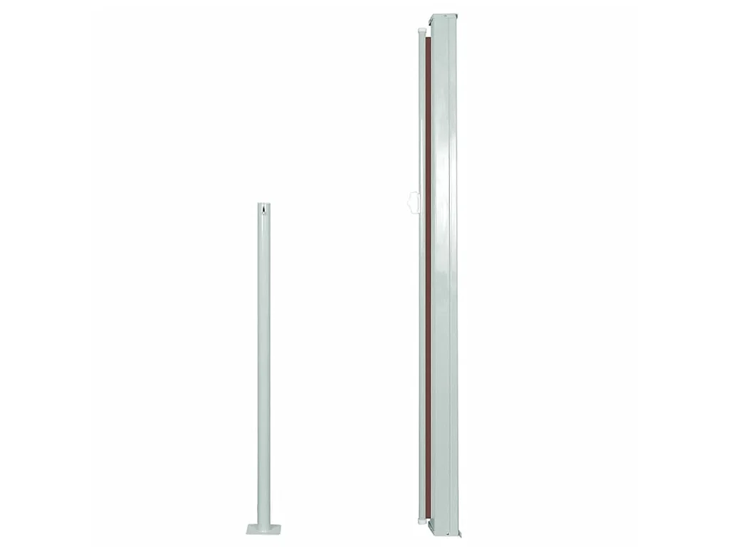 Auvent latéral rétractable 140 x 300 cm Marron WVGQ9174