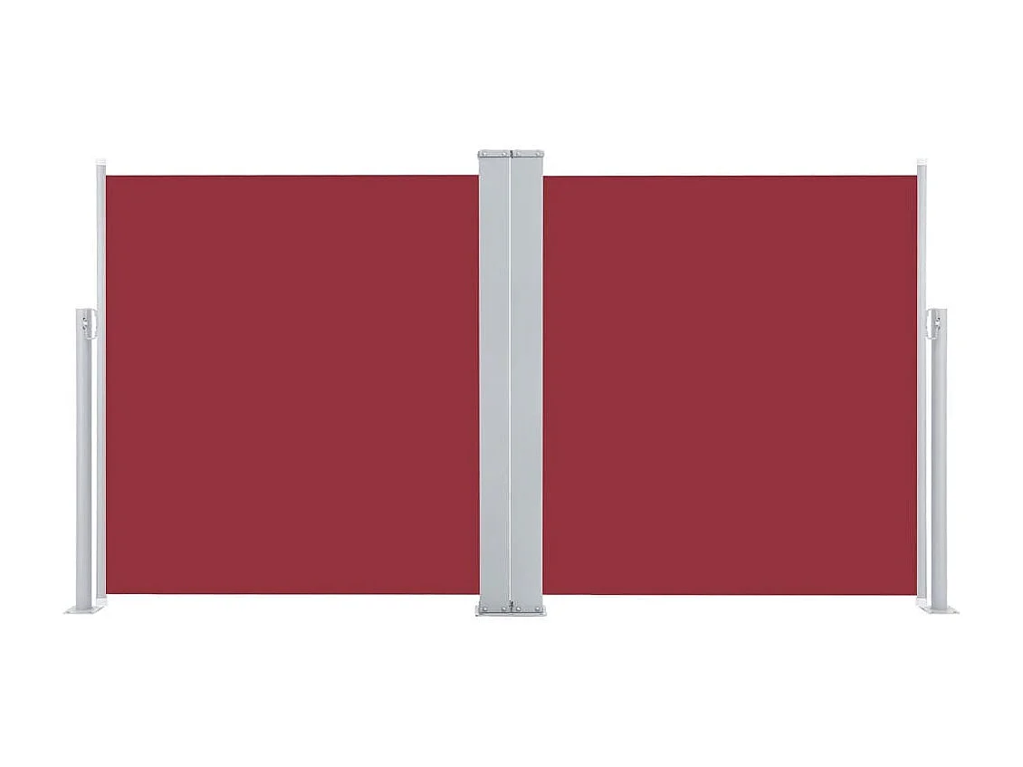 Auvent latéral rétractable Rouge 120 x 600 cm WVGQ9097