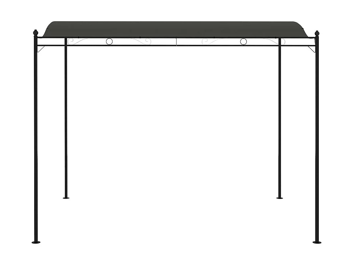 Auvent de parasol 3 x 2,4 m Anthracite  WVGQ6462
