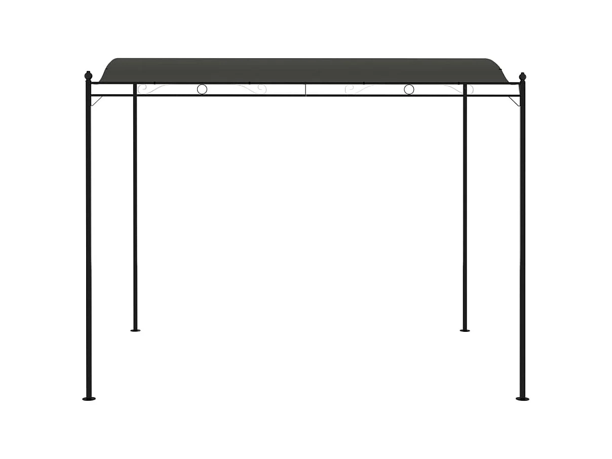 Auvent de parasol 3 x 2,4 m Anthracite  WVGQ6462