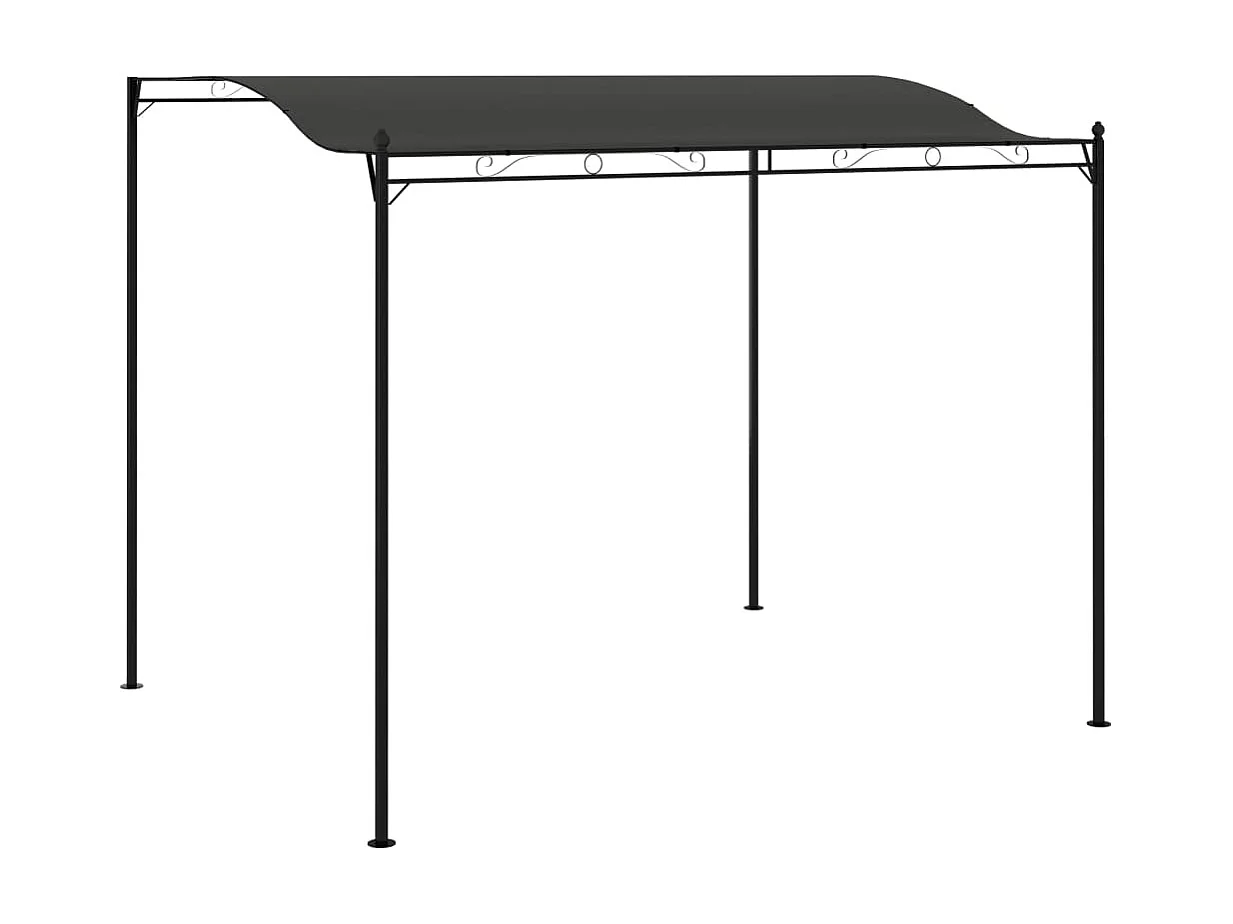 Zonneluifel 3x2,4 m antraciet NL651509
