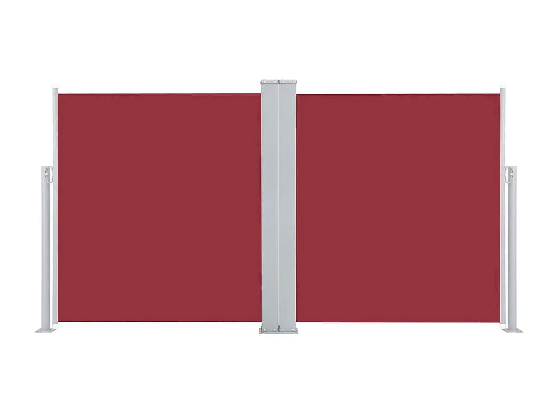 Auvent latéral rétractable Rouge 140 x 600 cm WVGQ1376