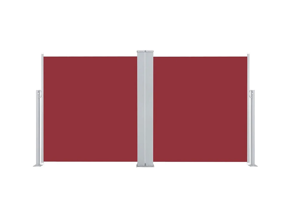 Auvent latéral rétractable 170 x 600 cm Rouge WVGQ6867