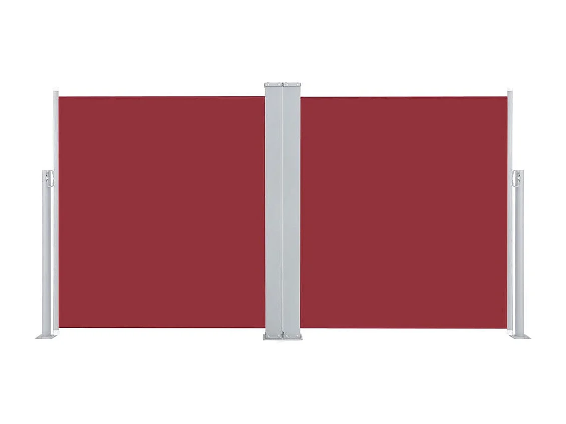 Toldo lateral retráctil rojo 170x600 cm ES22703