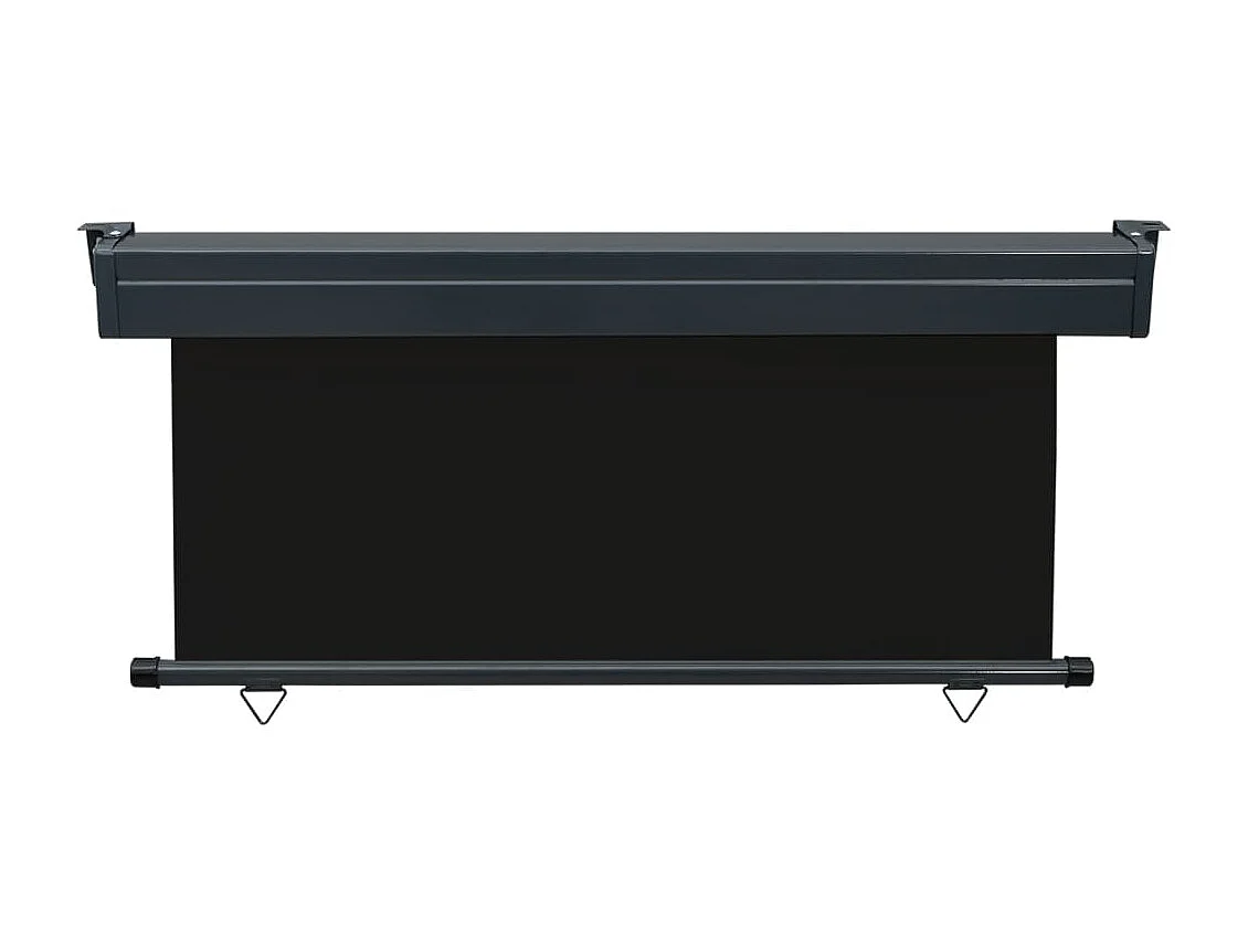 Auvent latéral de balcon 160x250 cm Noir WVGQ2358