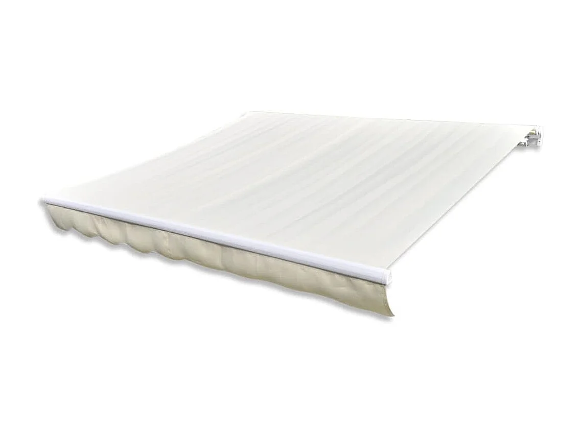 Toit d'auvent Toile Crème 6x3 m (Cadre non inclus) WVGQ1196