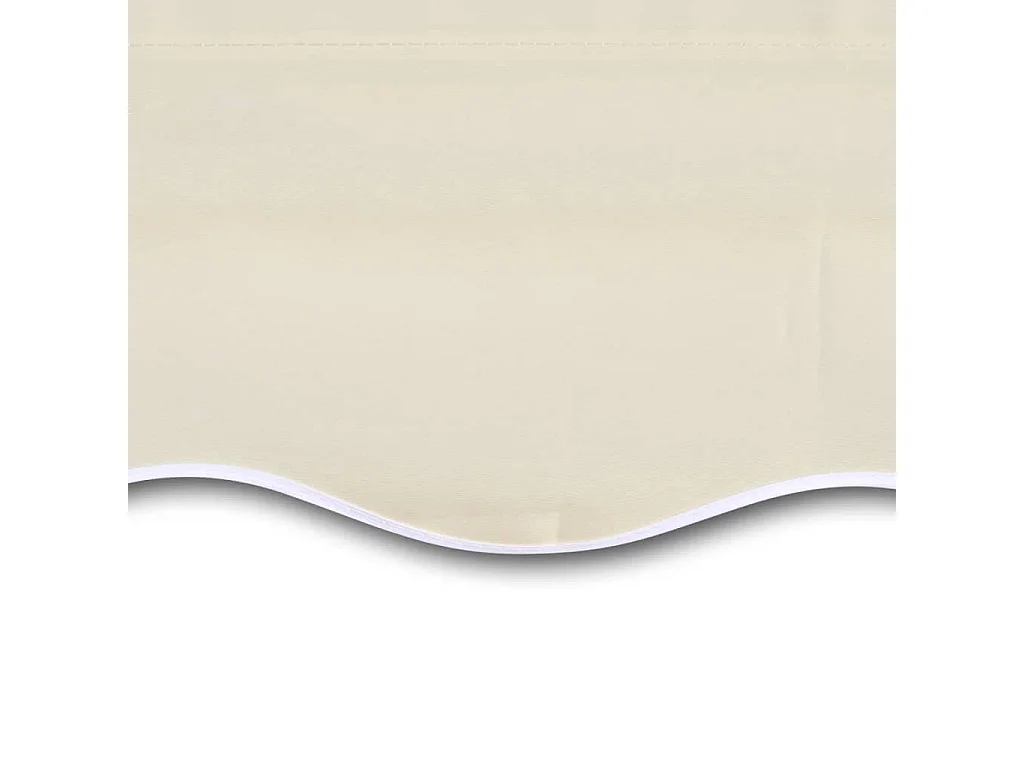 Toit d'auvent Toile Crème 6x3 m (Cadre non inclus) WVGQ1196