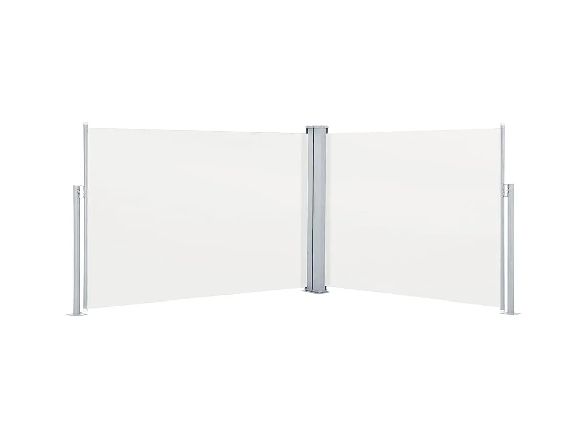 Auvent latéral rétractable Crème 120 x 1000 cm WVGQ4907