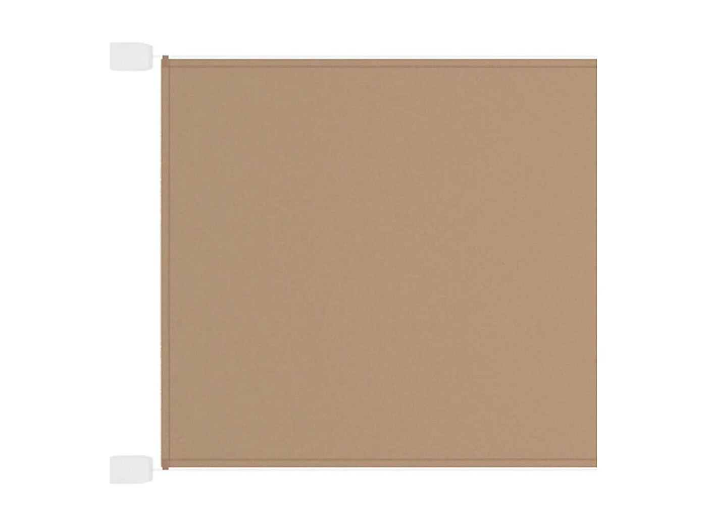 Auvent vertical Taupe 60x1200 cm Tissu oxford WVGQ3940