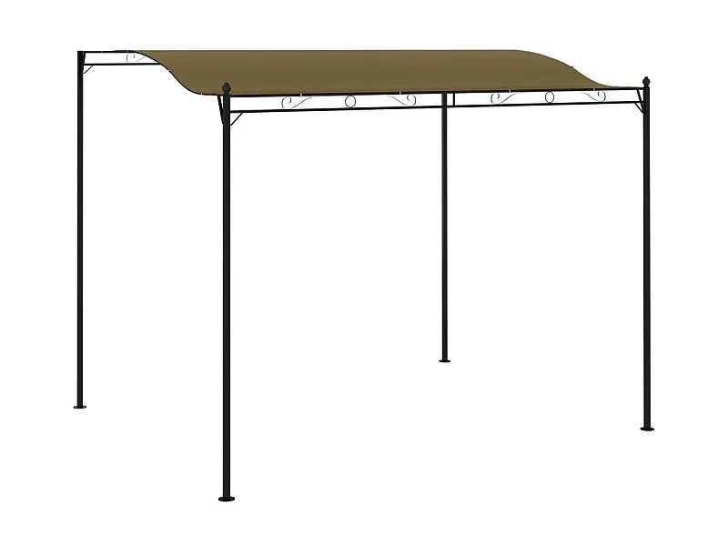 Toldo parasol gris taupe 3x2,4 cm 180 g/m² ES22095