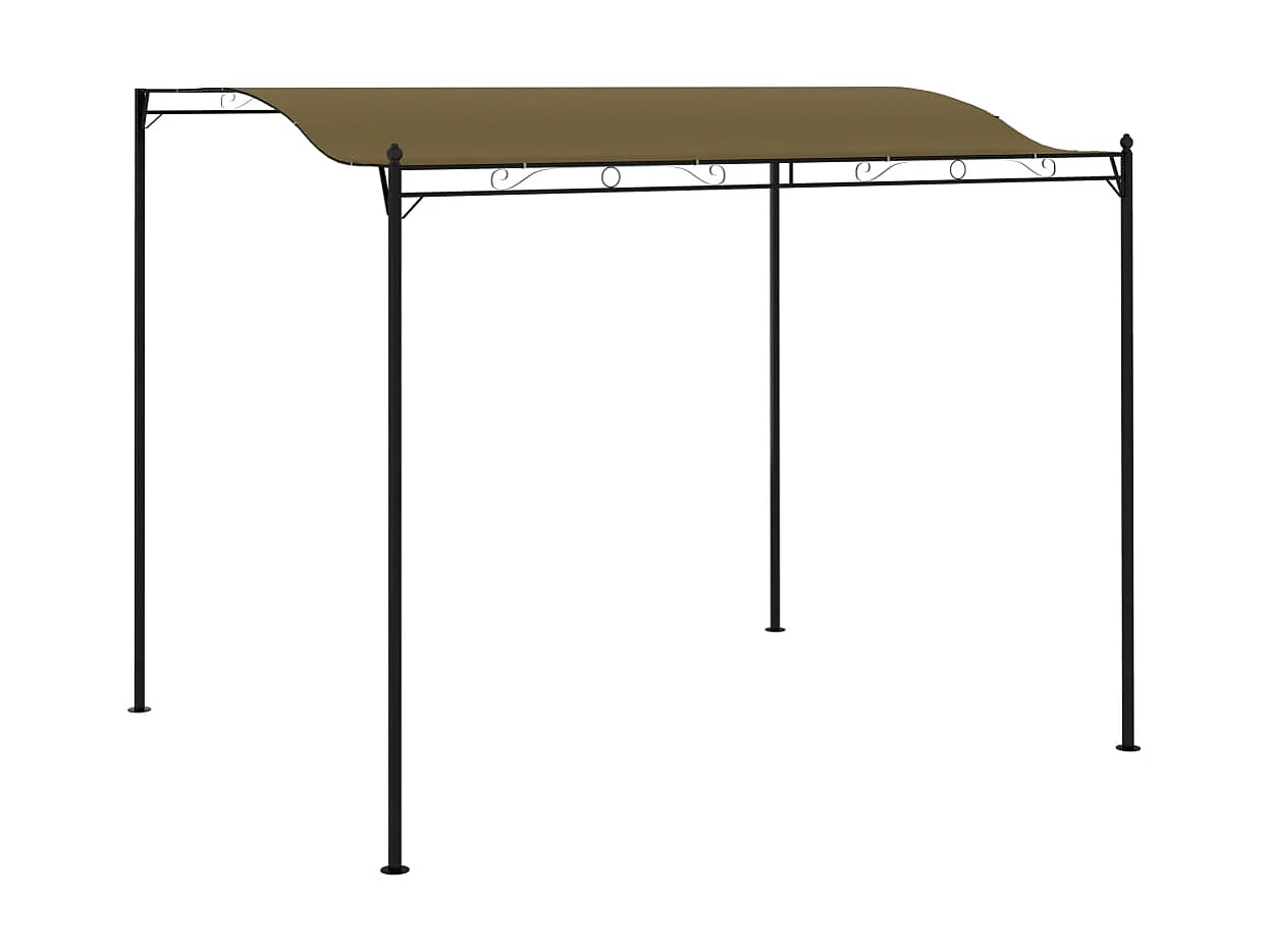 Toldo parasol gris taupe 3x2,4 cm 180 g/m² ES22095