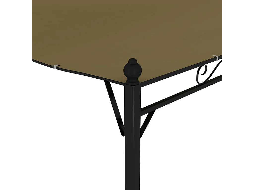 Toldo parasol gris taupe 3x2,4 cm 180 g/m² ES22095