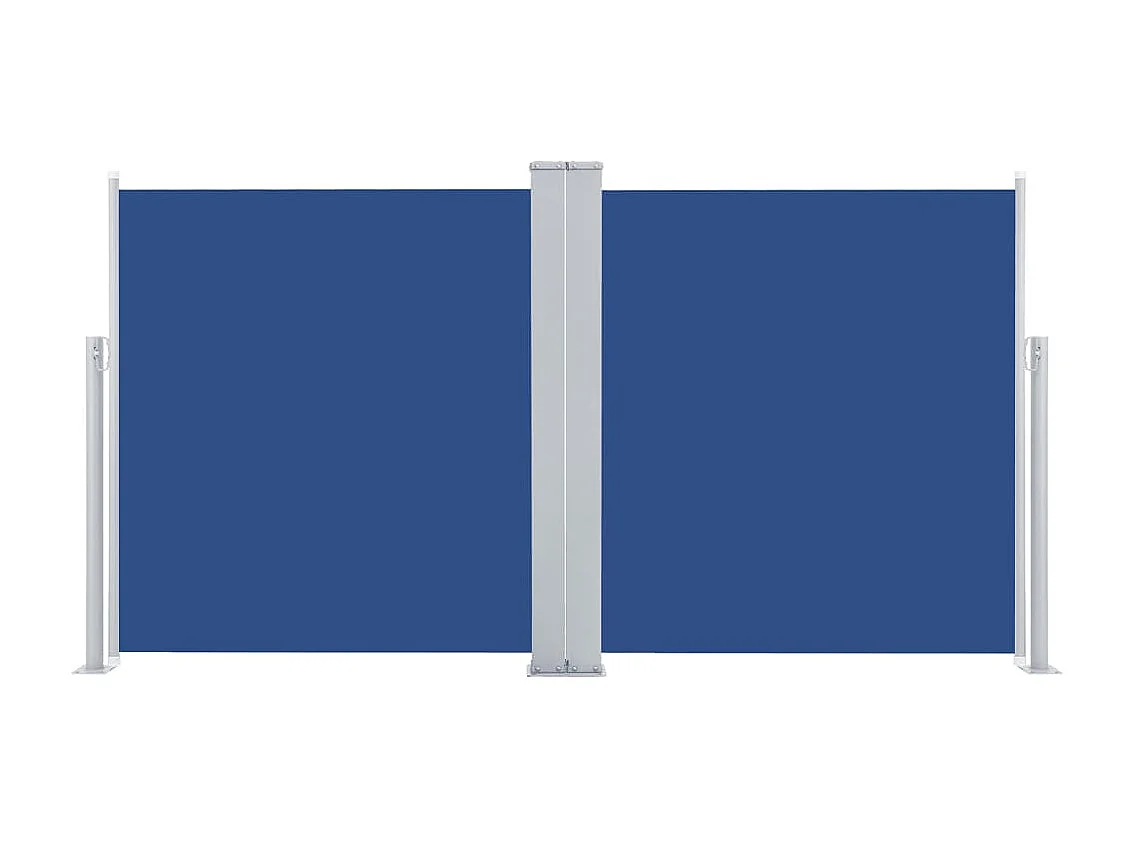 Toldo lateral retráctil azul 100x600 cm ES77166