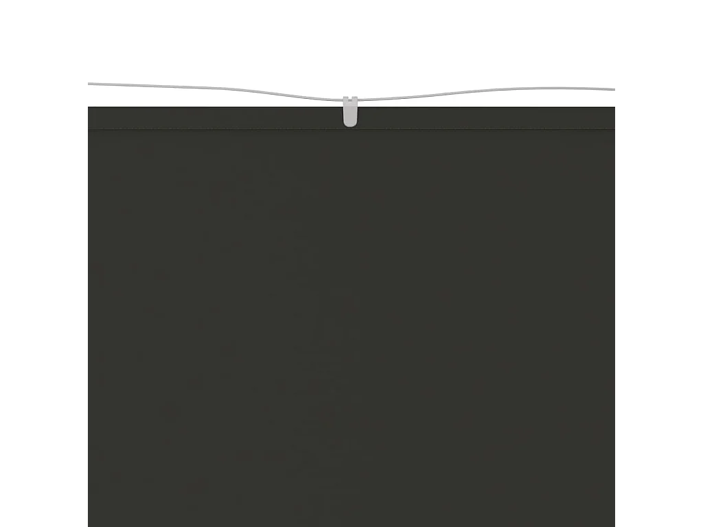 Toldo vertical gris antracita 140x800 cm tela oxford ES19626
