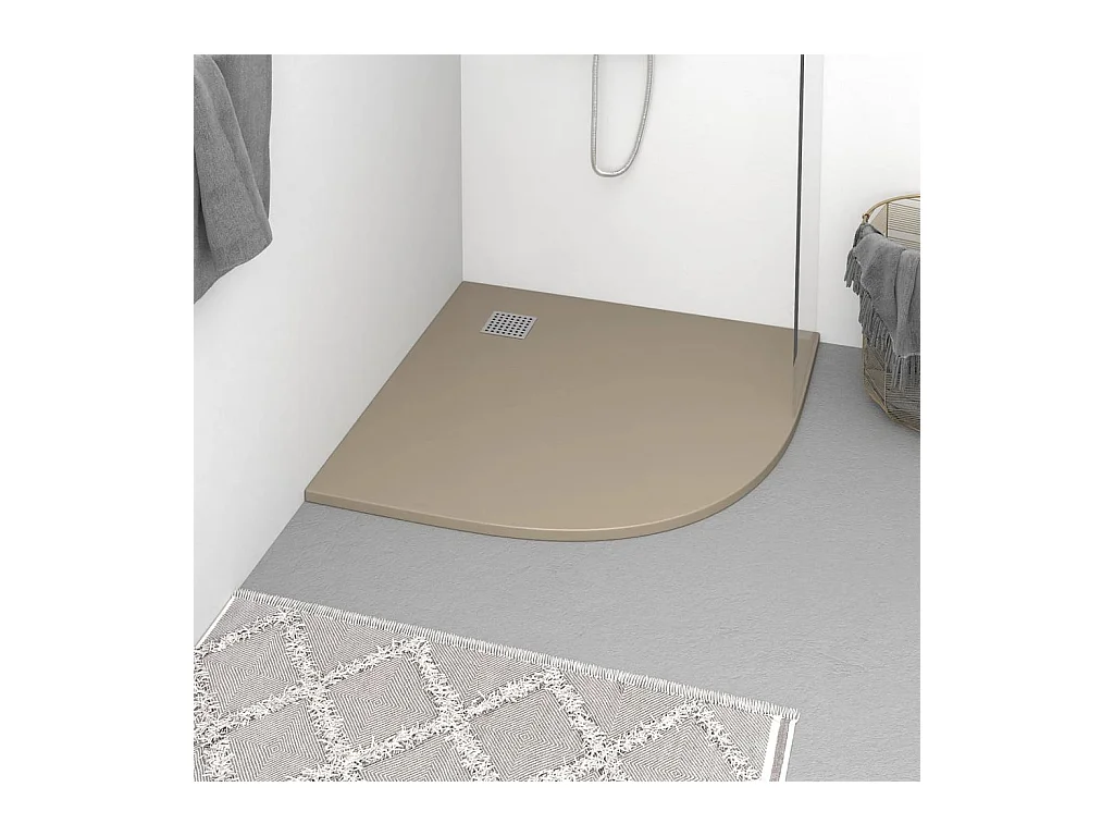 Receveur de douche SMC Marron 90x90 cm WVGQ8516