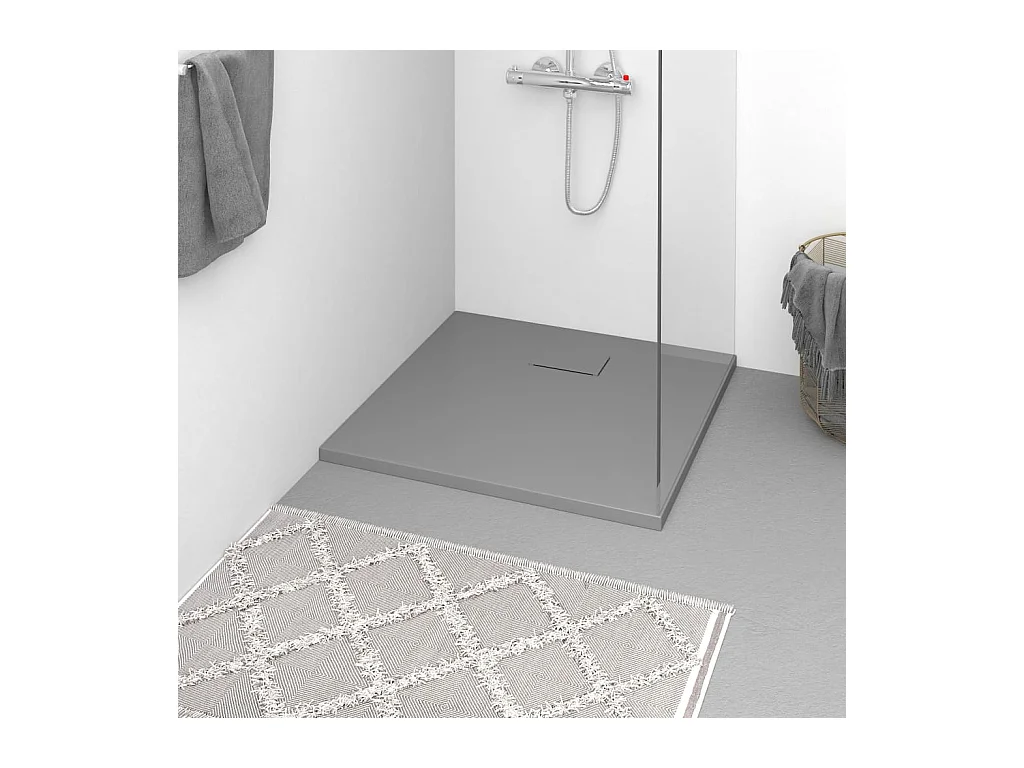 Receveur de douche SMC Gris 90x90 cm WVGQ3576