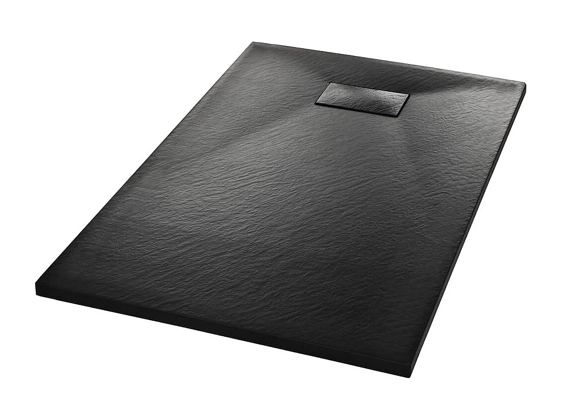 Receveur de douche SMC Noir 100 x 80 cm WVGQ2917