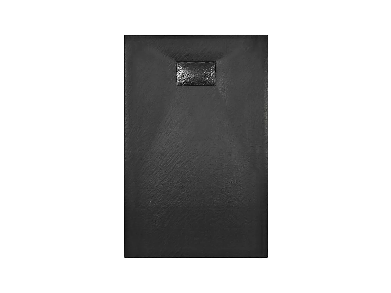 Plato de ducha SMC negro 100x80 cm ES533769