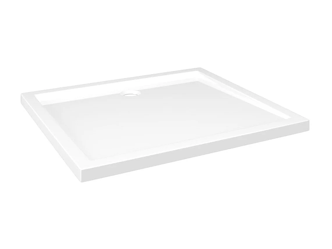 Receveur de douche rectangulaire ABS Blanc 80x90 cm WVGQ8764