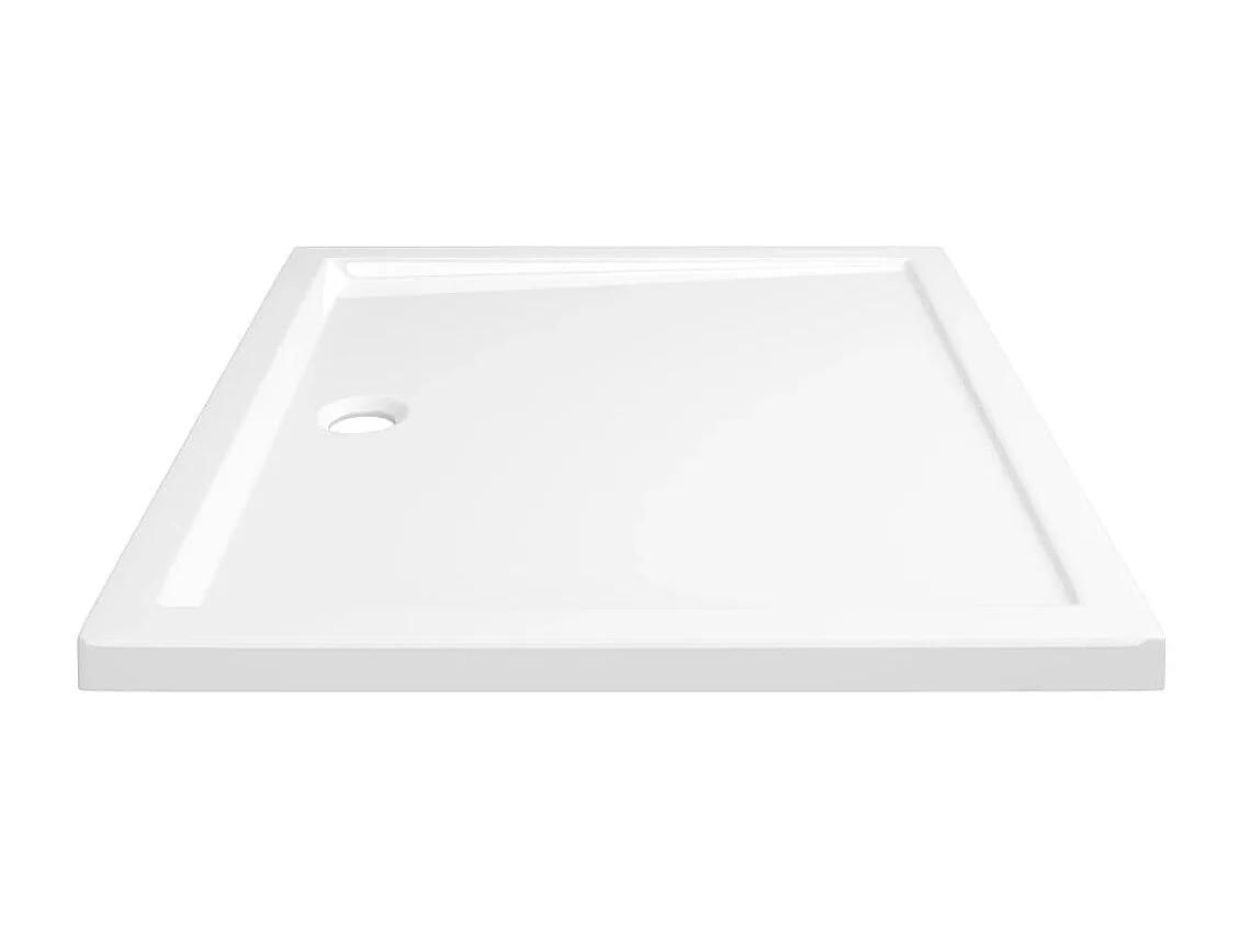 Receveur de douche rectangulaire ABS Blanc 80x90 cm WVGQ8764