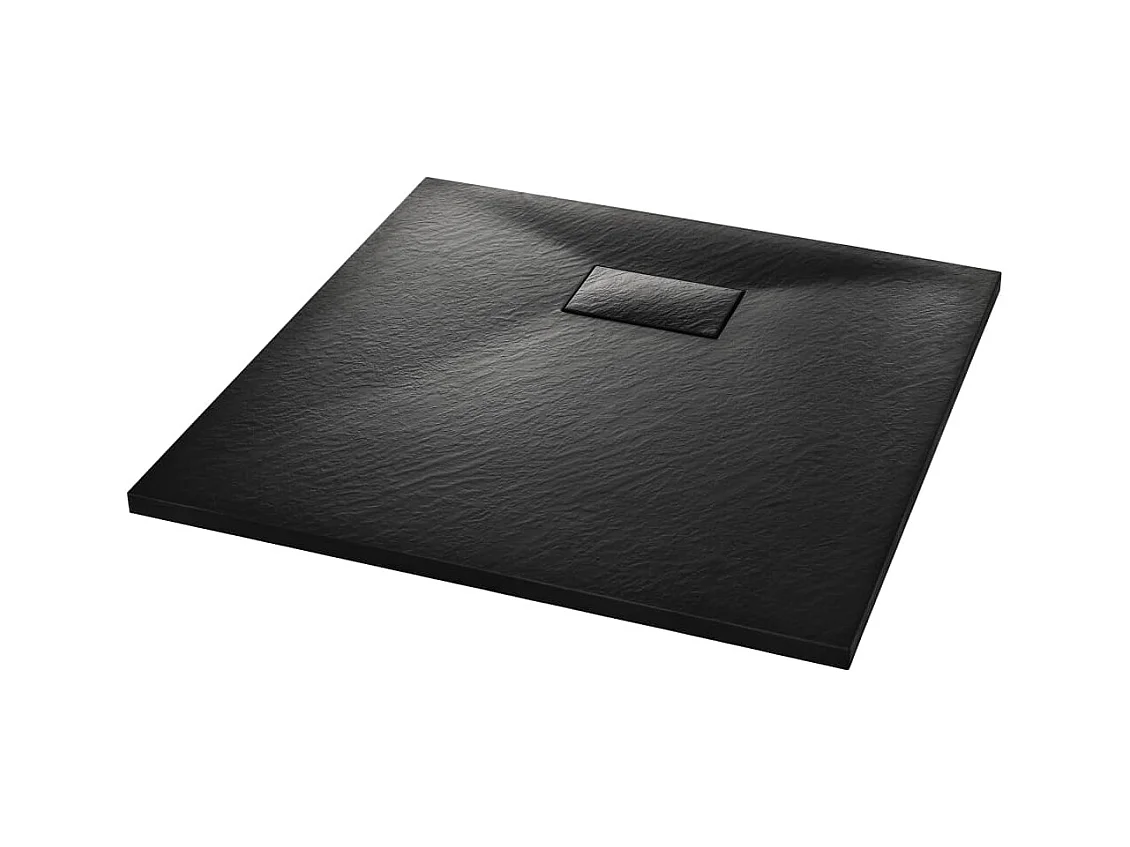 Base de chuveiro SMC 90x90 cm preto PT560058