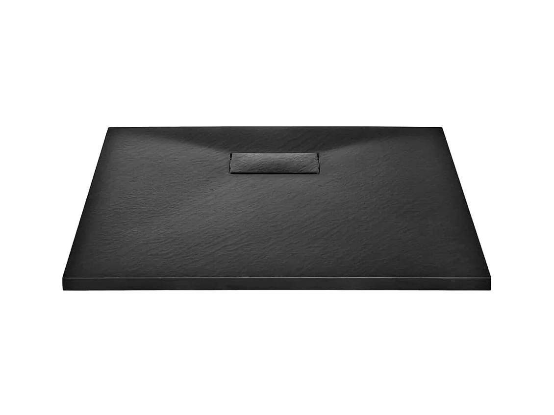 Base de chuveiro SMC 90x90 cm preto PT560058