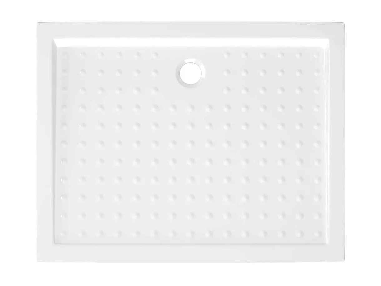Receveur de douche avec picots Blanc 90x70x4 cm ABS WVGQ4807