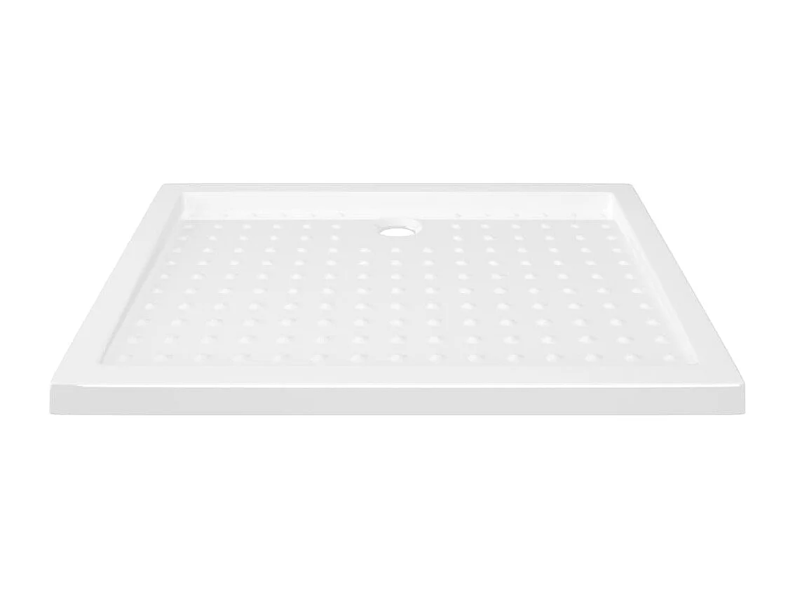 Plato de ducha con puntos ABS blanco 90x70x4 cm ES297959