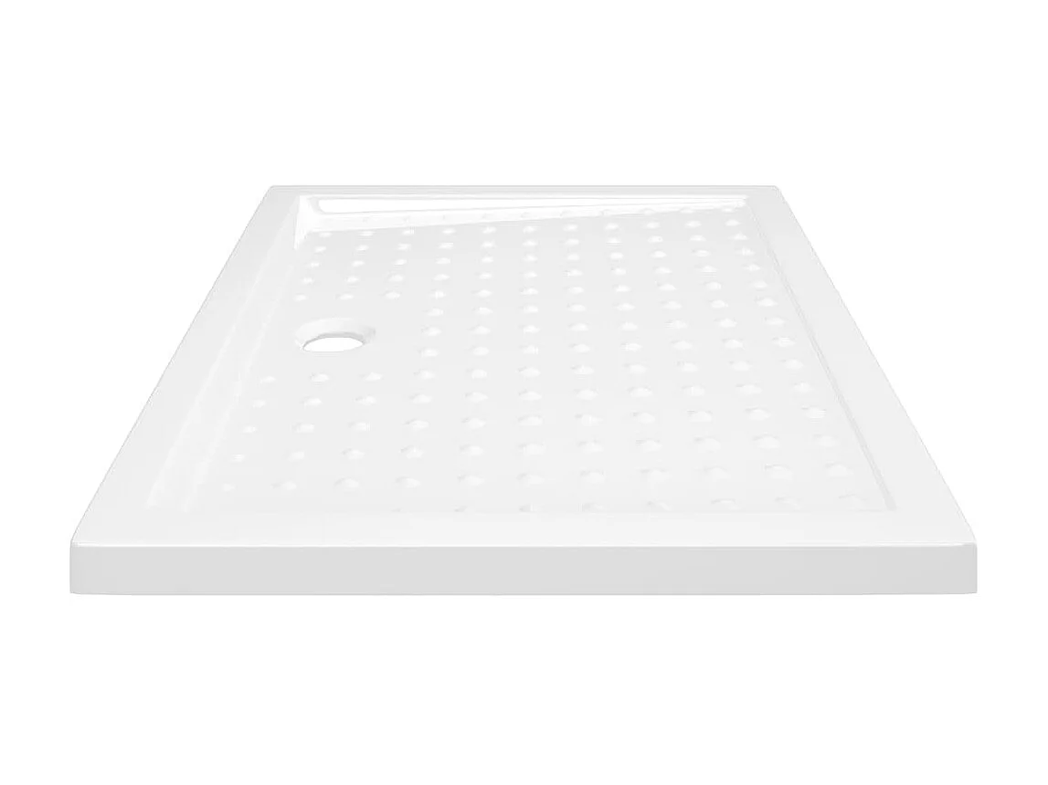 Base de chuveiro com pontos 90x70x4 cm ABS branco PT466524