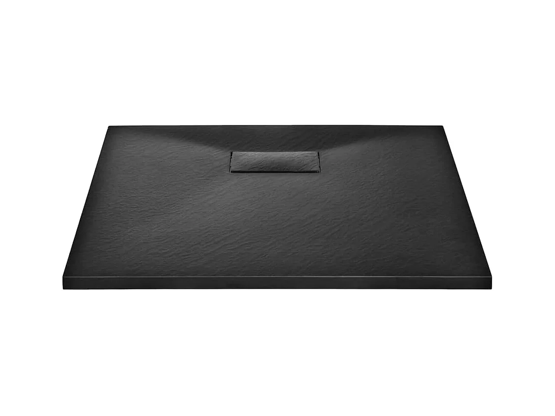 Receveur de douche SMC Noir 80 x 80 cm WVGQ1622