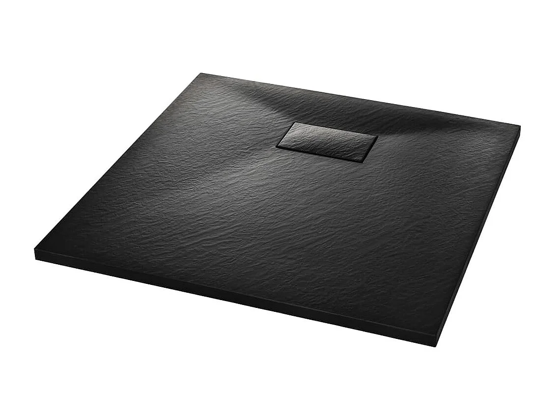 Receveur de douche SMC Noir 80 x 80 cm WVGQ1622