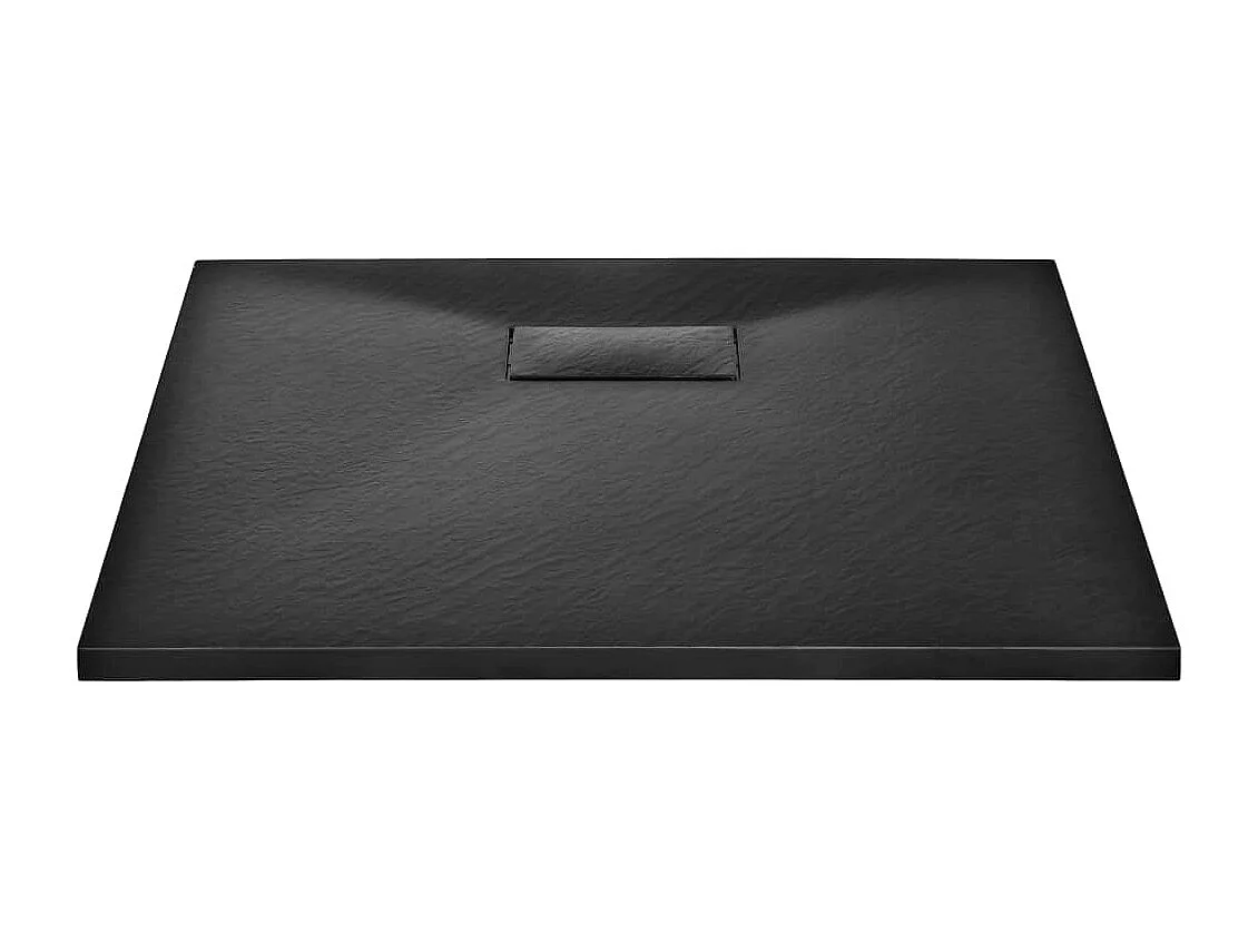 Receveur de douche SMC Noir 80 x 80 cm WVGQ1622
