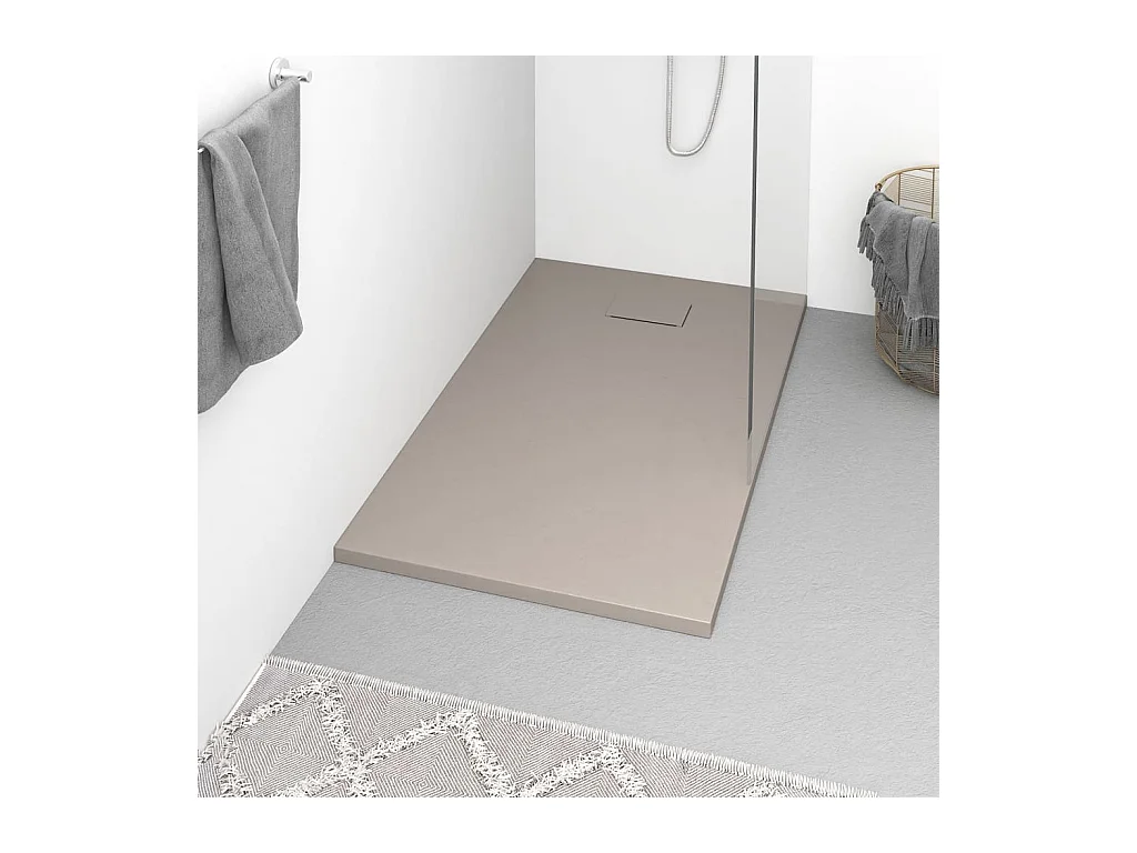 Receveur de douche SMC Marron 120x70 cm WVGQ1303