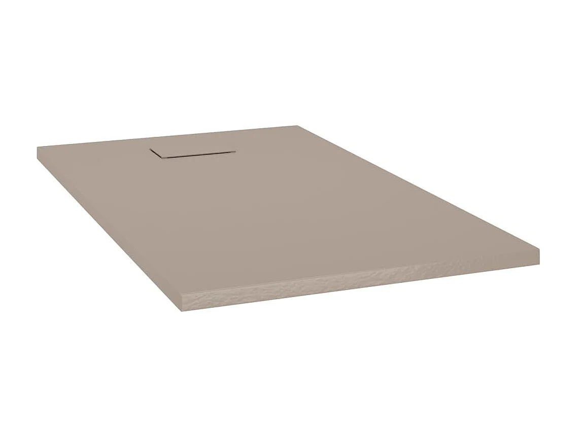 Base de chuveiro SMC 120x70 cm castanho PT155728