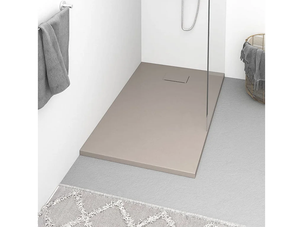 Receveur de douche SMC Marron 120x70 cm WVGQ1303