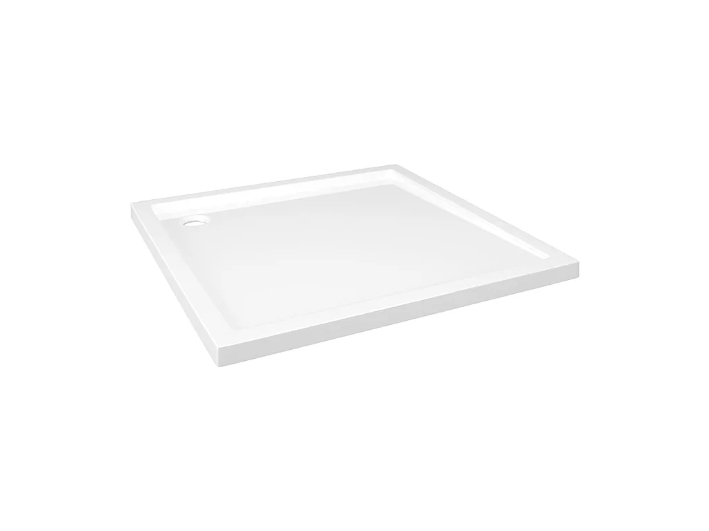 Base de chuveiro quadrada 80x80 cm ABS branco PT561487